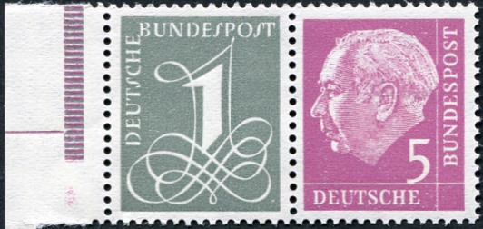 Bund ZDR W17 YI ** Rand mit  RLV VI