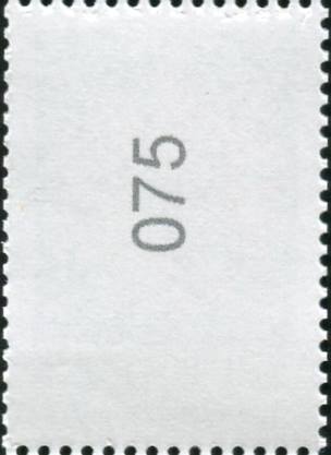 2.70€, Mi.Nr.3475II ** 200er Rolle, EAN Code C oben, Nr. Typ 3, 5er Streifen mit ungerader 3stelliger Nr.
