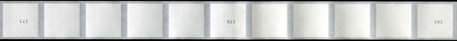 0,48€, Mi. Nr. 3743 **, 500er Rolle, 11er Streifen Nr. kopfstehend, 3stellig