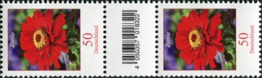 0,50€, Mi.Nr.3535 **  200er Rolle SZ2 mit EAN Code B, 2 stelliger ungerader Nr. Typ 2