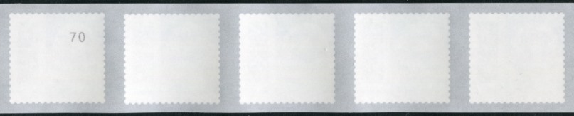 0,32€ , Mi. Nr. 3711 **, 5er Streifen mit 2stelliger Nr. gerade ohne Null, 5000er Rolle