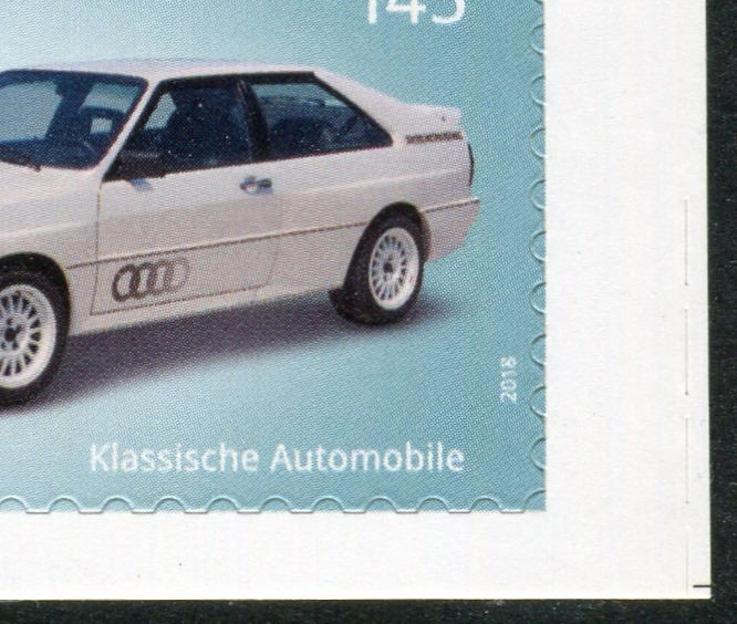 FB076 ** mit Schnittmarkierung DS, u, li, w + MS re, u, w + Stanze  