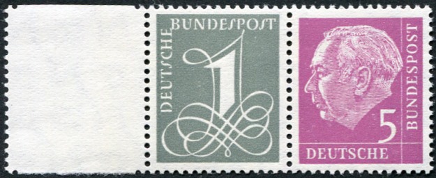 Bund ZDR W17 YI ** Rand- Zwischensteg mit RLV I 