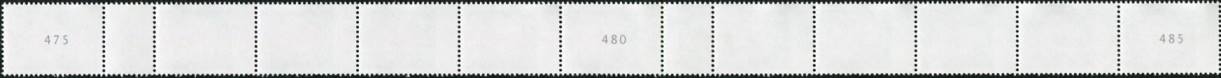 0,95€, Mi.Nr.3470 **  500er Rolle 11er Streifen 2x EAN Code B, Nr. Typ 2, 3-3-3stellig Nr, u-g-u