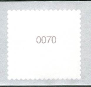 1,60€, Mi.Nr.3654IV ** 5000er Rolle Einzelmarke (00) 2stelliger Nr., gerade ,Typ E/IIb-w