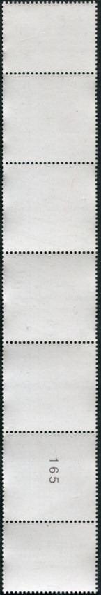 1,10€, Mi.Nr.3671 II ** 1. Auflage, 5er Streifen 3stellige Nr. g/u, 2x EAN Code,