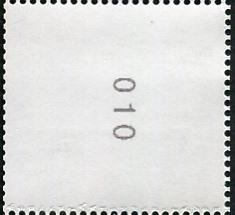 1,10€, Mi.Nr.3671 II ** 1. Auflage, SZ2 mit 2stelliger Nr. g/u, EAN Code 