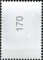 2.70€, Mi.Nr.3475II ** 200er Rolle, 2x EAN Code C, Nr. Typ 3, 6er Streifen mit gerader 3stelliger Nr.