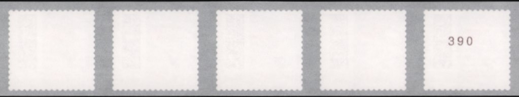 0,95€ , Mi. Nr. 3903 **, 5er Streifen mit 3stelliger Nr. gerade, ohne Null, 500er Rolle